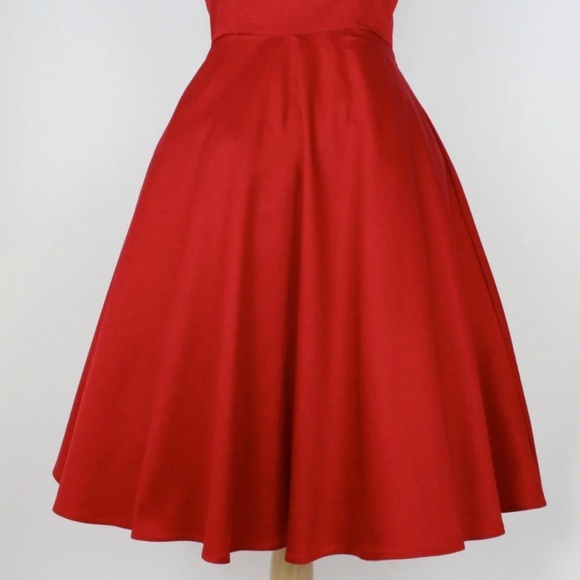 Hemet red pinup swing dress nwt sz XL - Picture 4 of 7